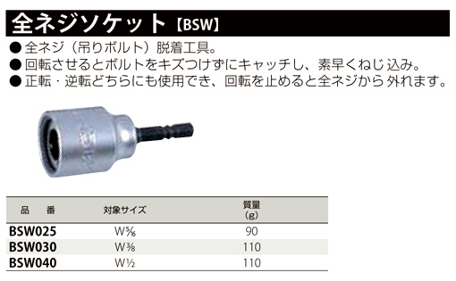 全ネジソケット